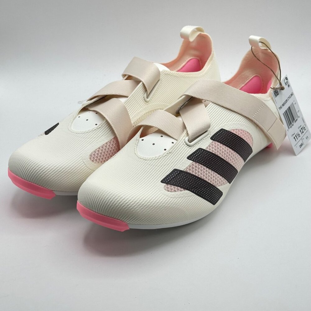 Men's Adidas The Indoor Cycling Shoes Off White Shadow Maroon 3Bolt GX1669 Sz11 - Picture 1 of 13